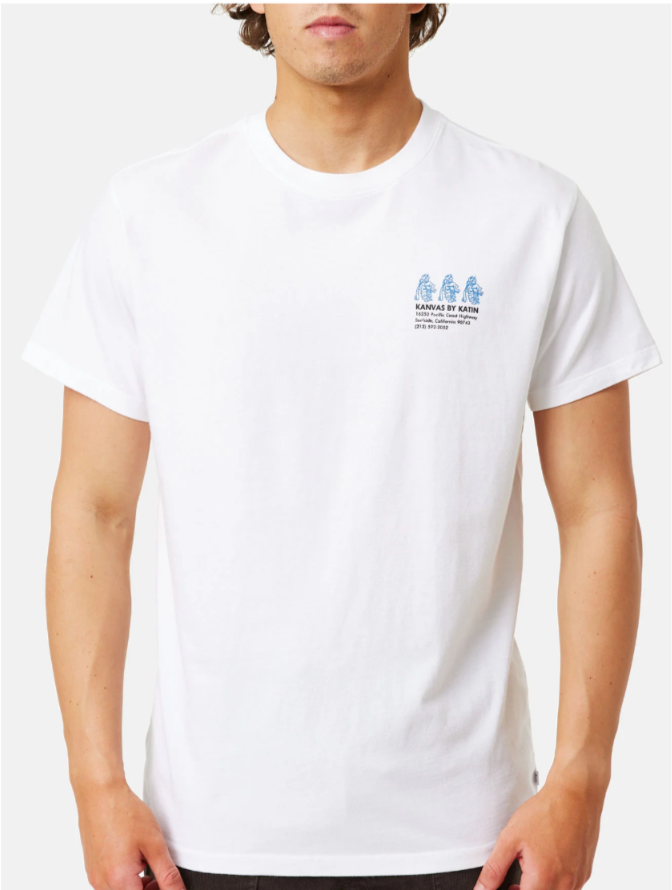 Torrent Tee in White by Katin 