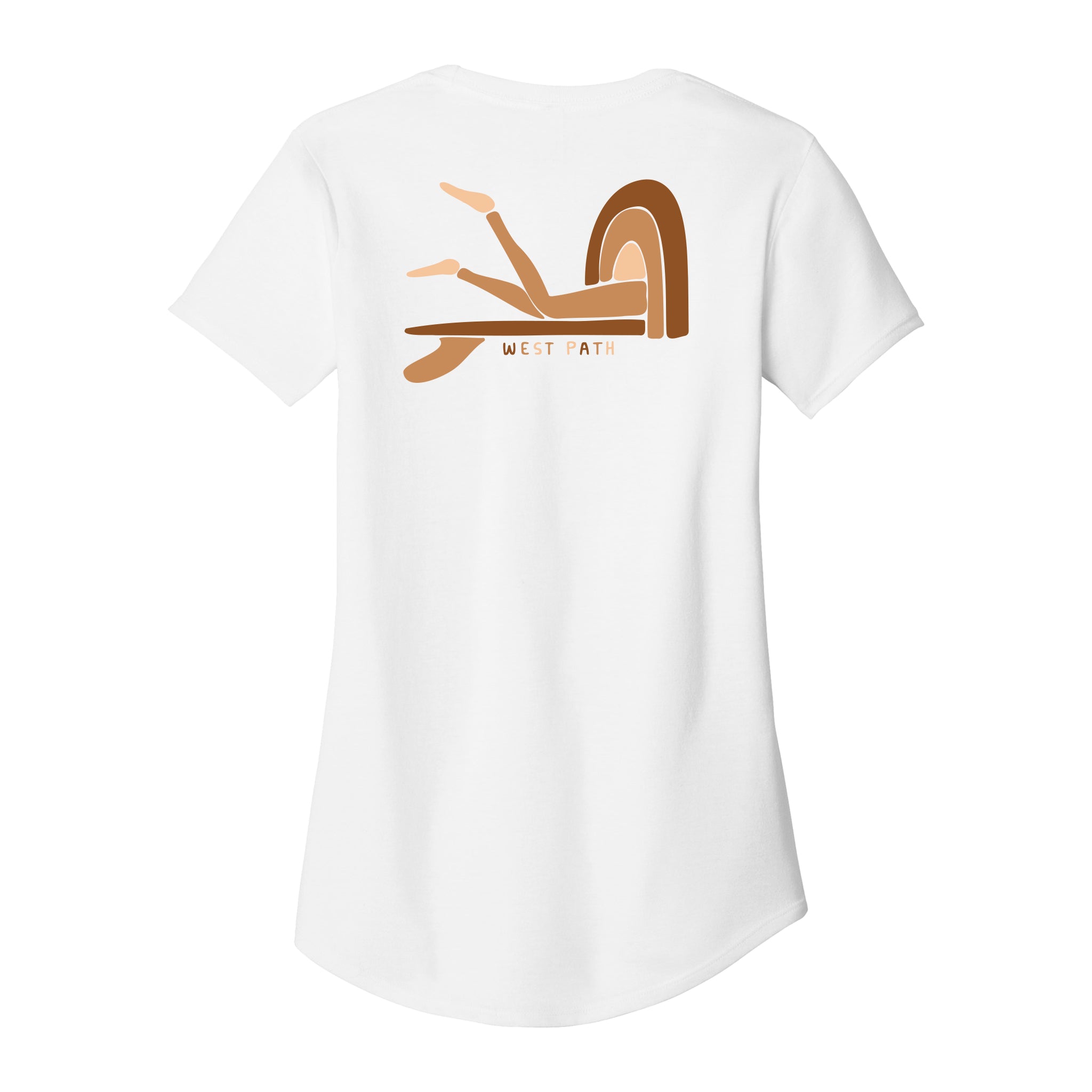 womens organic tee for surfers gift