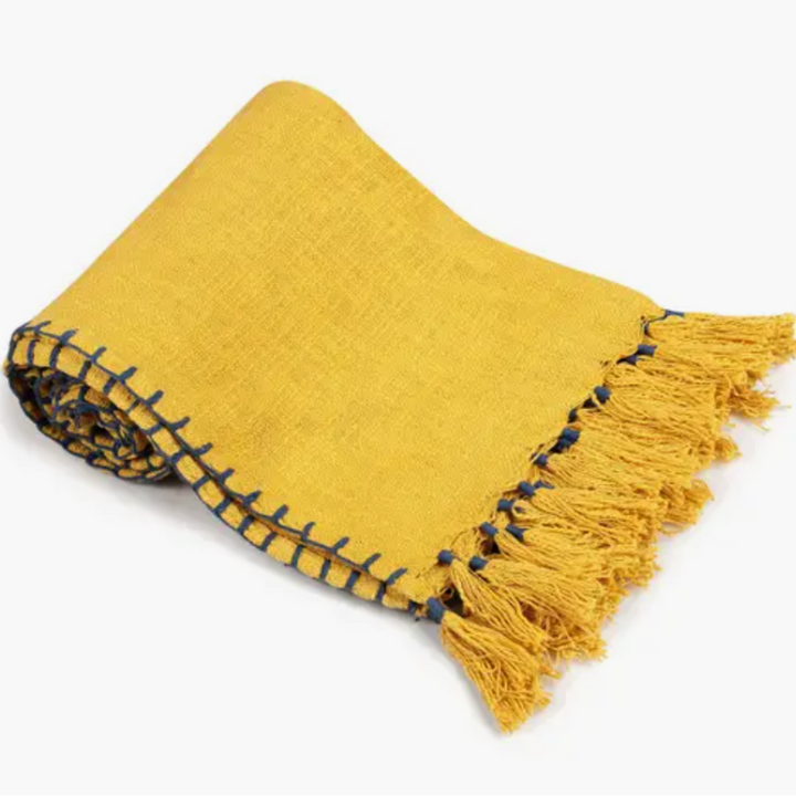 Yellow Throw Blanket - 50 x 60